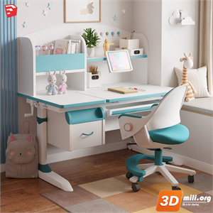 Kid's table and chairs Skp Files 